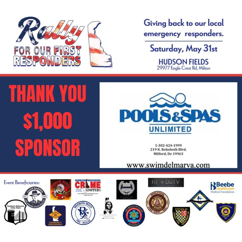 pools, rally, first responders, police, fire